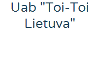 UAB "TOI-TOI Lietuva"