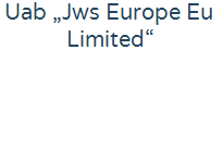 UAB „JWS Europe EU Limited“