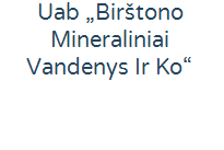 UAB „Birštono mineraliniai vandenys ir Ko“ 