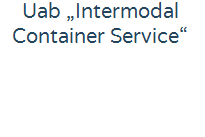 UAB „INTERMODAL CONTAINER SERVICE“